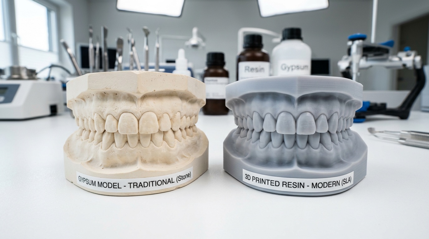 Modelli Dentali Stampati in 3D vs Gessati: Il Confronto Definitivo