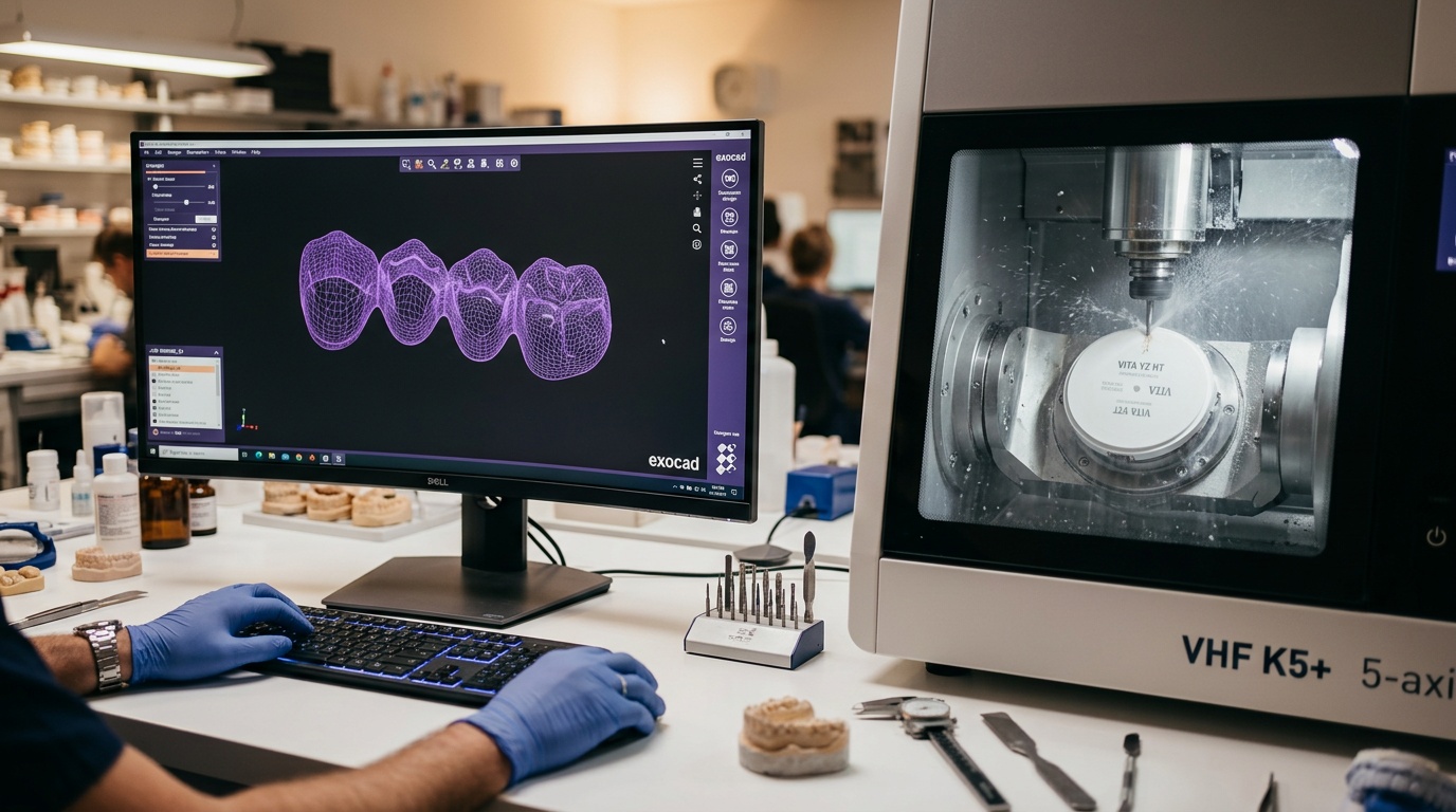 Workflow CAD/CAM per Laboratori: Come Ottimizzare Ogni Fase