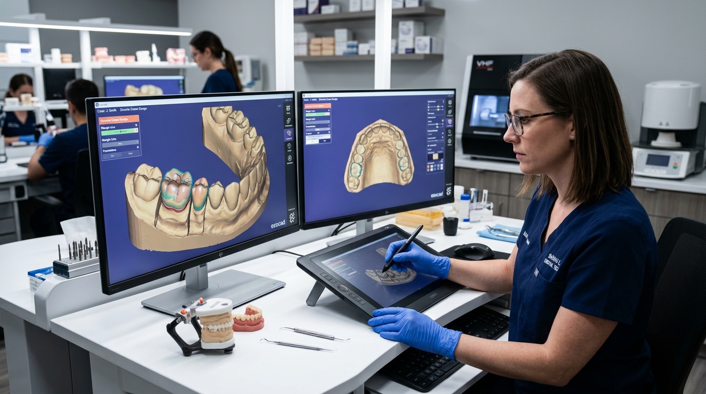 Progettazione CAD Dentale Online: Guida Completa per Laboratori e Studi